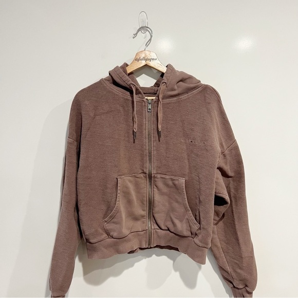 Balance Athletica Vitality Relaxed Fit Zip Up Hoodie Sweatshirt - Picture 1 of 6